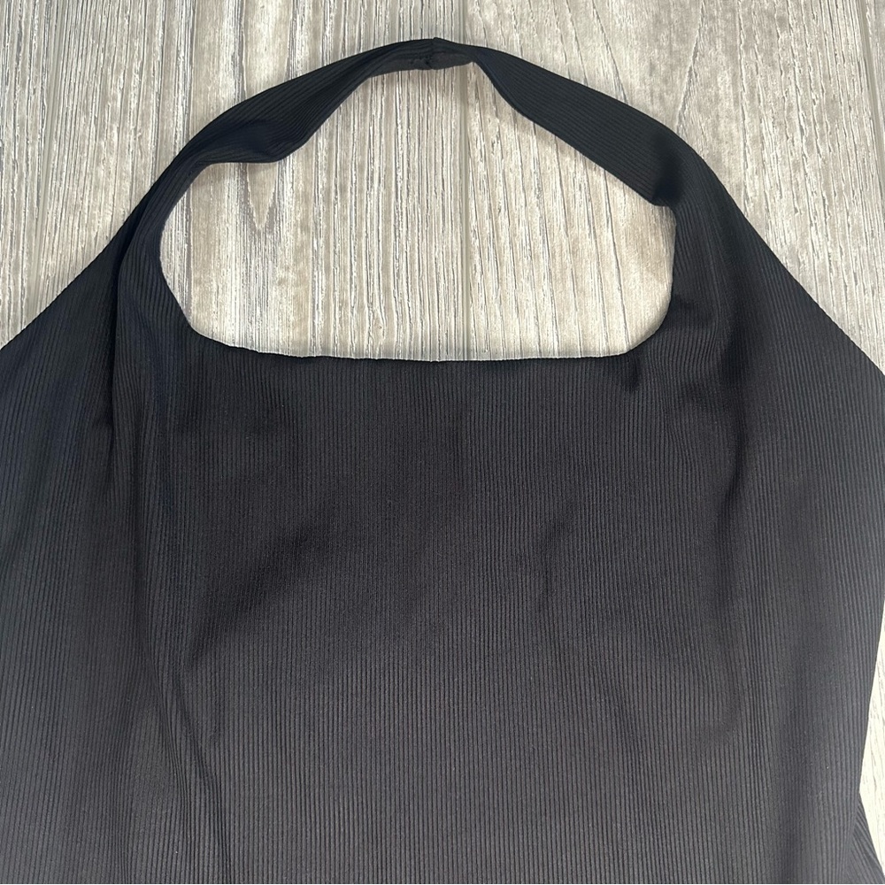 House of Harlow Black Halter Bodysuit Size M - Picture 2 of 5
